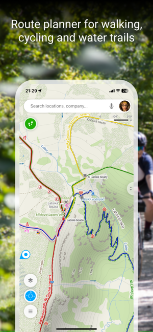 ‎Mapy.cz: maps & navigation Screenshot