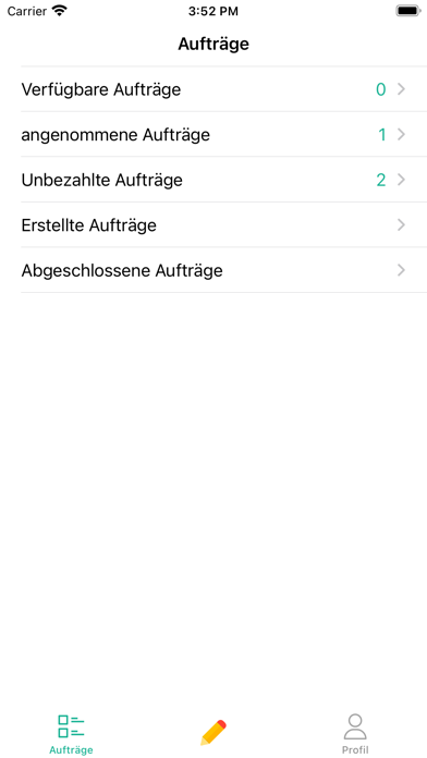DeinAuftrag Screenshot