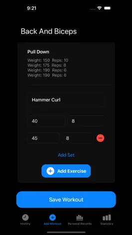 Game screenshot GymCharts: Progress Tracker apk