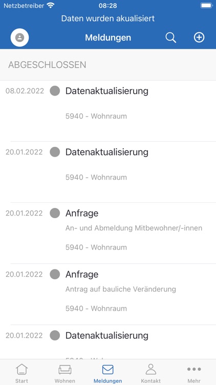 mein mbg Serviceportal screenshot-3