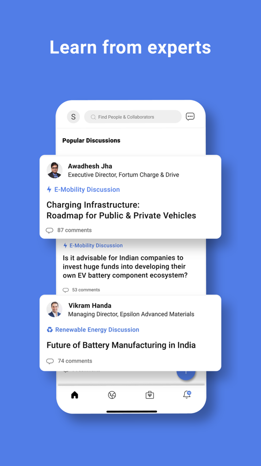 #3. BlueCircle: Green Jobs & Learn (iOS) 由: Unified Leadership Private Limited
