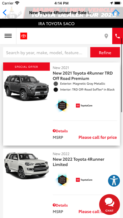 Ira Toyota Saco Screenshot