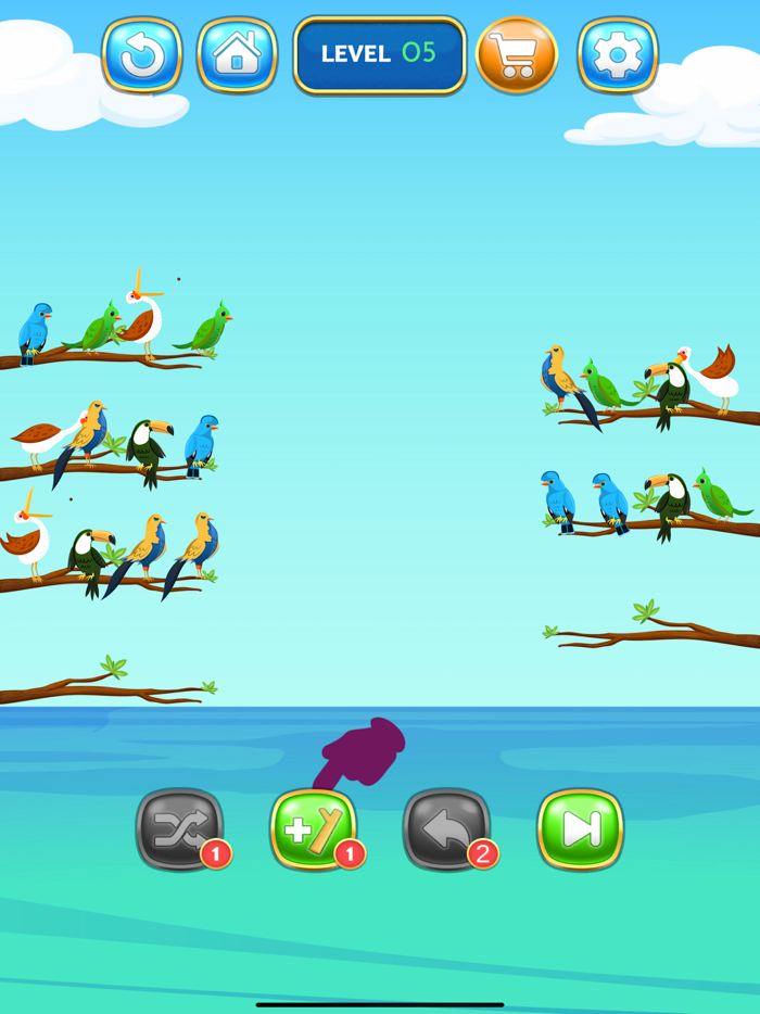 Birdy Sort Matching Puzzle