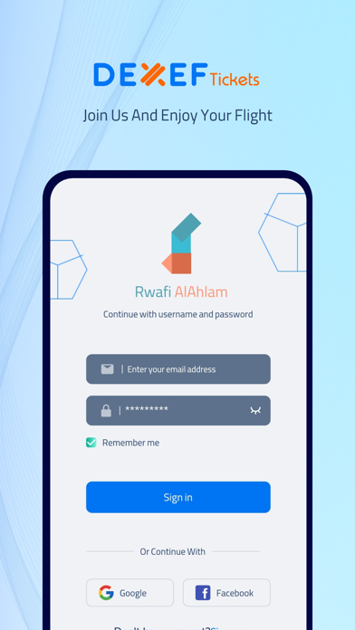 Dexef Tickets Screenshot