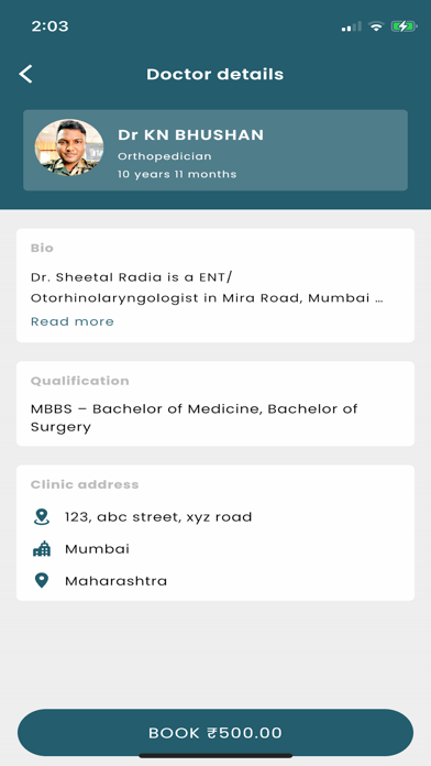 Caare app screenshot 3