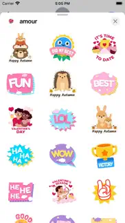 quirky love notes stickers iphone screenshot 3