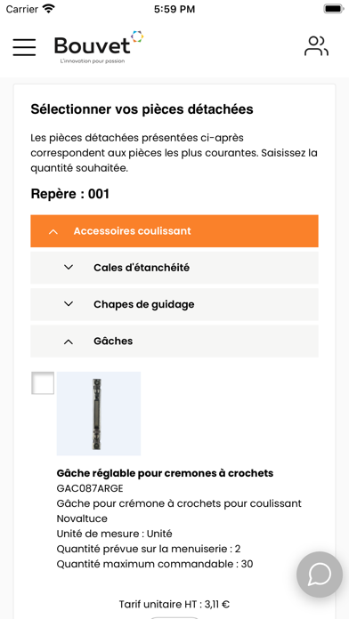 Mon SAV Bouvet Screenshot