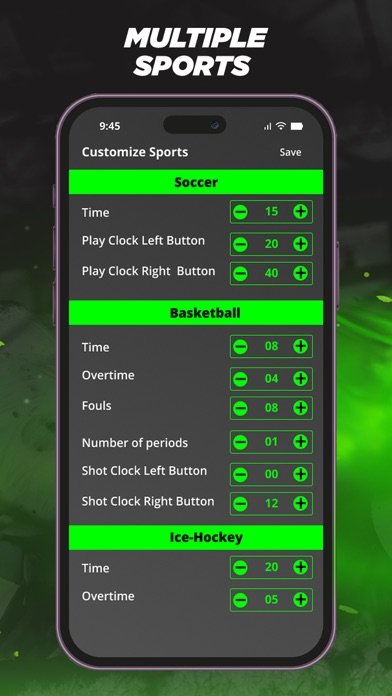 99 Sport Scoreboard Screenshot