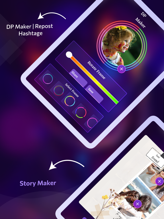 Story Savers : InStory iPad screenshot 2 - Photo & Video app
