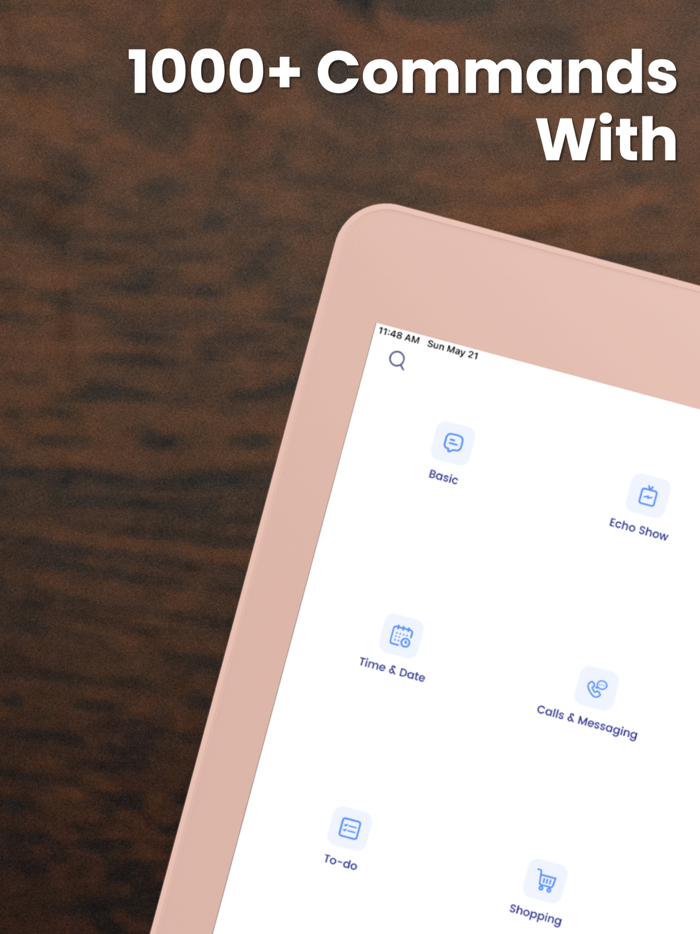 Setup and voice for Alexa app