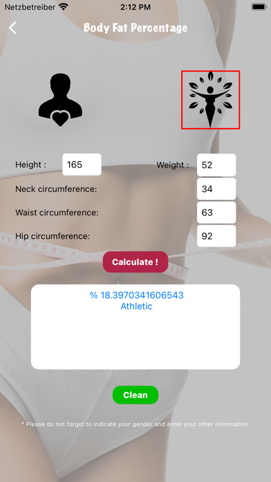 Health Planner Screenshot