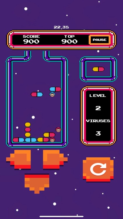 Dr.Capsule : Falling Blocks screenshot-3