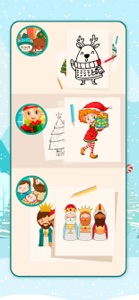 The Christmas coloring book screenshot #3 for iPhone