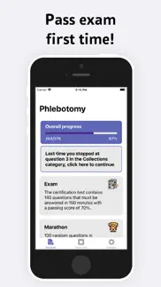 phlebotomy test iphone screenshot 3