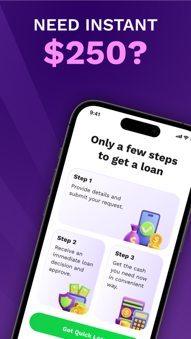 250 Cash Advance - Borrow Now Screenshot