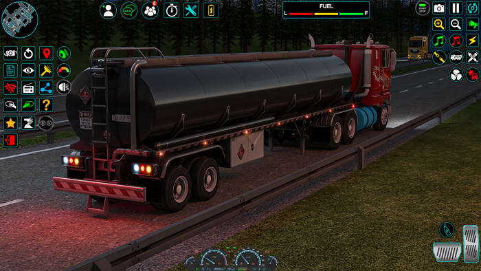 Euro Oil Tanker Transporter 3D
