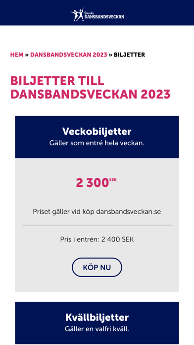 Dansbandsveckan i Malung Screenshot
