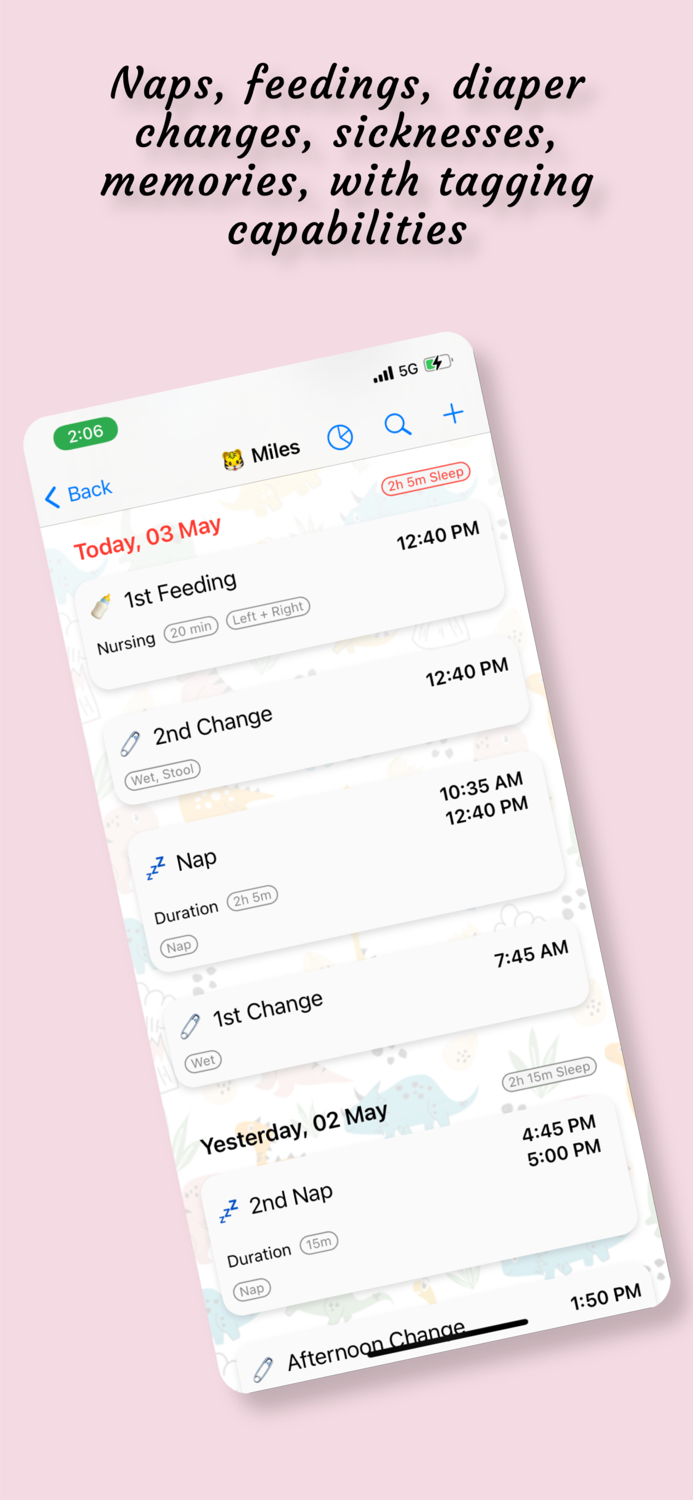 Baby Time Event Tracker