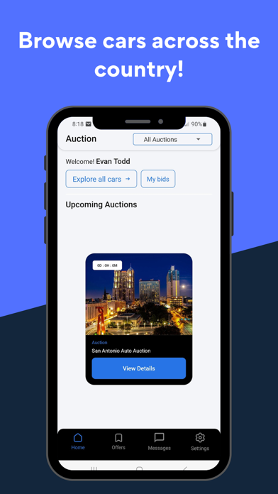 InfoRide Auctions Screenshot