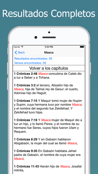 Screenshot #3 pour Concordancia Bíblica Sagrada