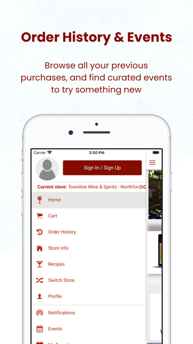 Townline Wine and Spirits Screenshot