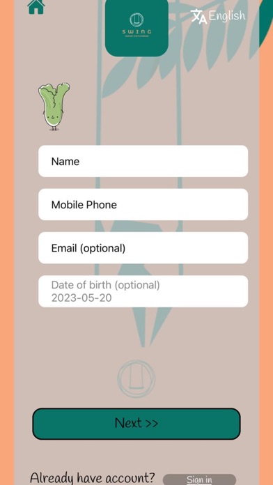 Swing Healthy Food Screenshot