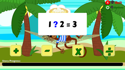 Pirate Monkey Math Flash Screenshot