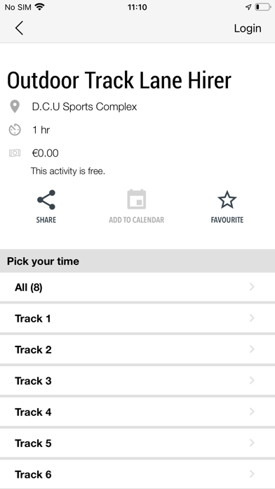 DCU Sport Screenshot