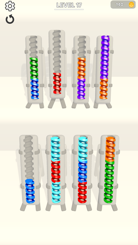#7. Color Screw Sort (iOS) 由: Babil Studios