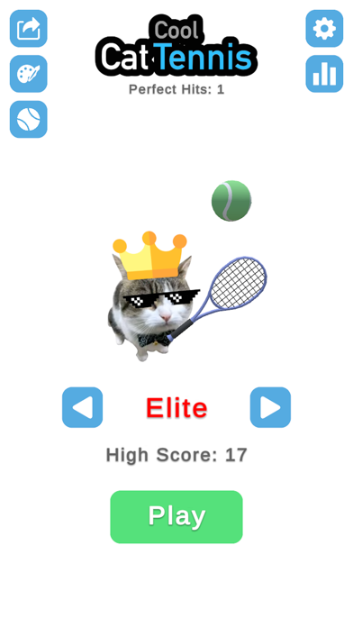 Cool Cat Tennis Screenshot