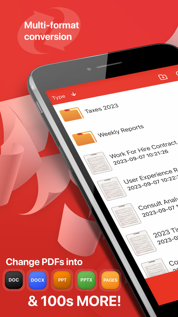 Convert to PDF, Word, PPT, Doc
