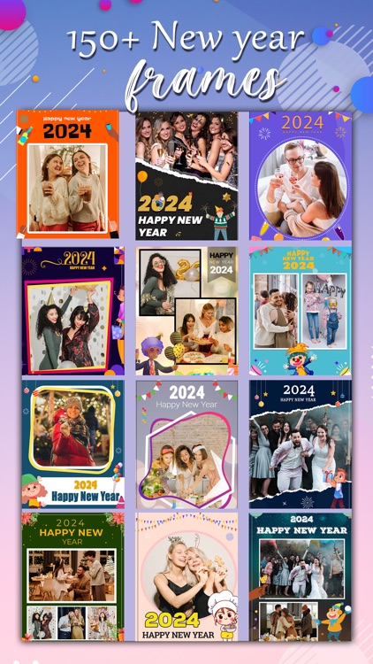 New Year photo Frames Greeting