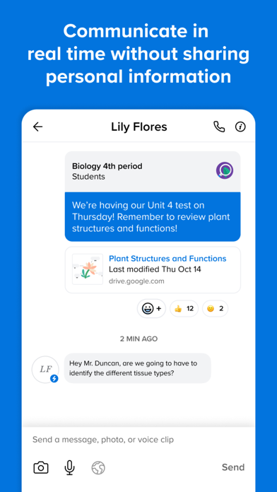 Screenshot 1 of Remind: School Communication App