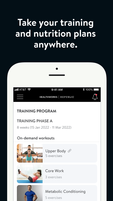 Healthworks + Republic Fitness Screenshot