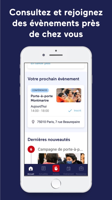 Je m'engage Screenshot