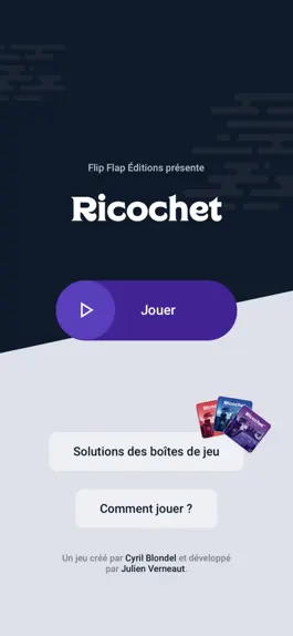 Game screenshot Ricochet - FlipFlap Éditions mod apk