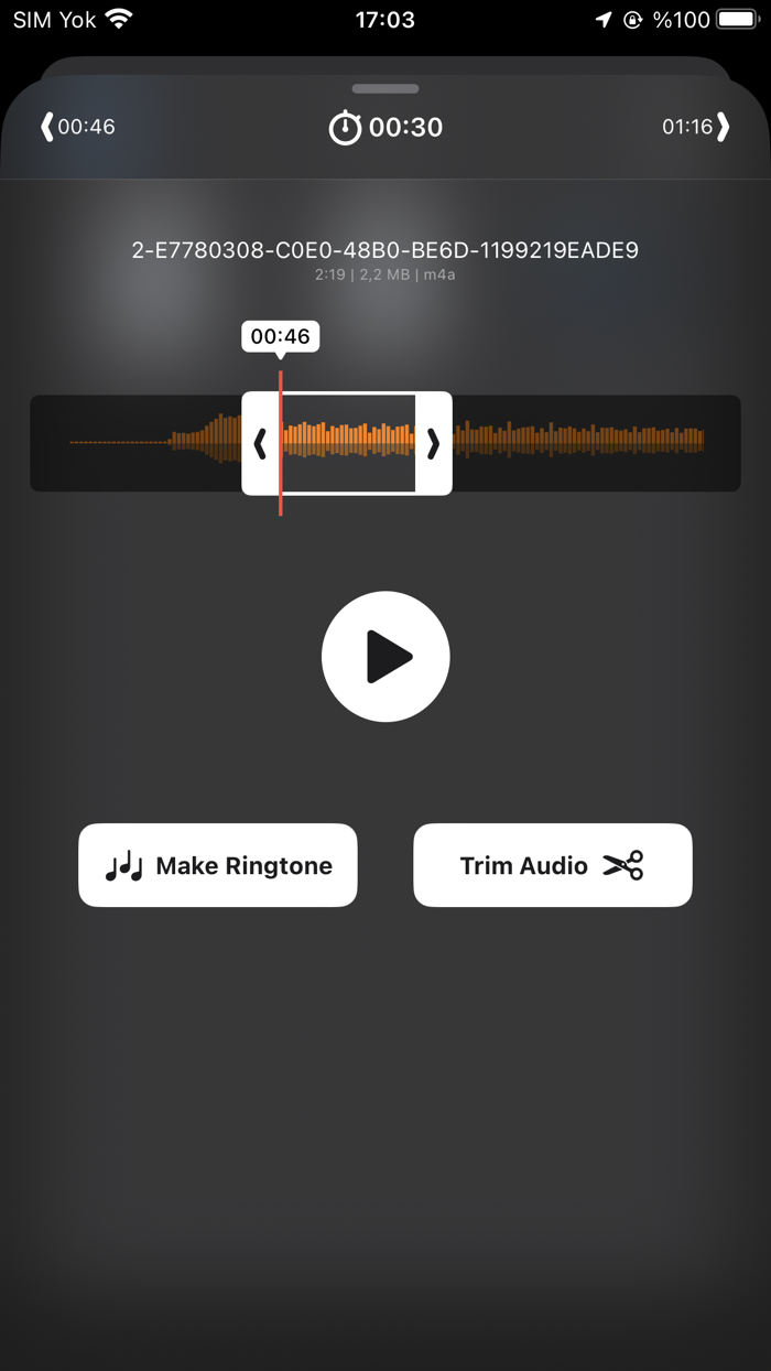 Video to .M4A and Ringtone Maker