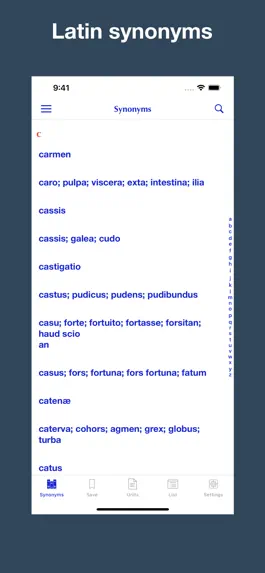 Game screenshot Latin synonym dictionary mod apk