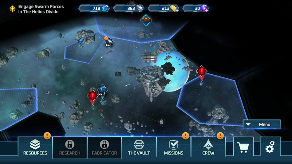 #1. Sol Frontiers - Idle Strategy (iOS) Podle: Early Morning Studio AB