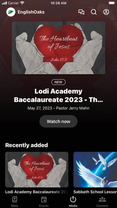English Oaks SDA Church Screenshot