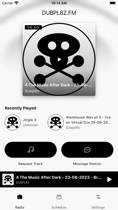 DUBPL8Z.FM Screenshot