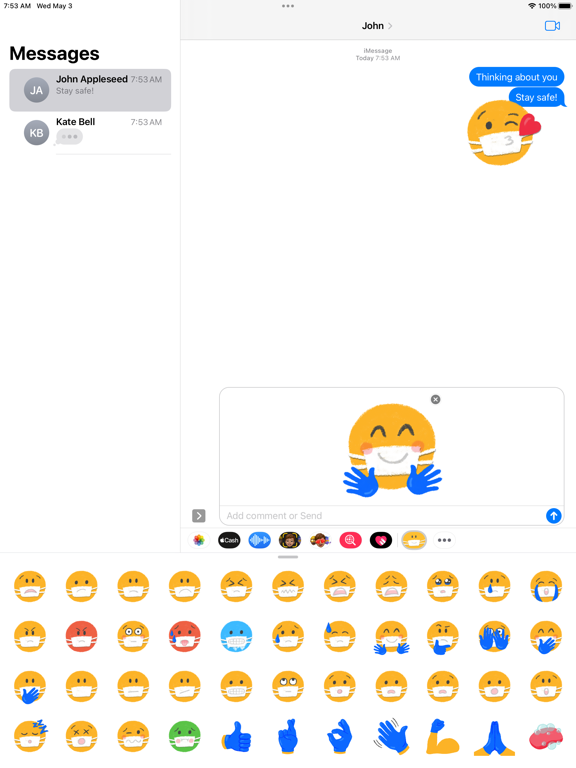 Screenshot #5 pour Maskmoji Stickers