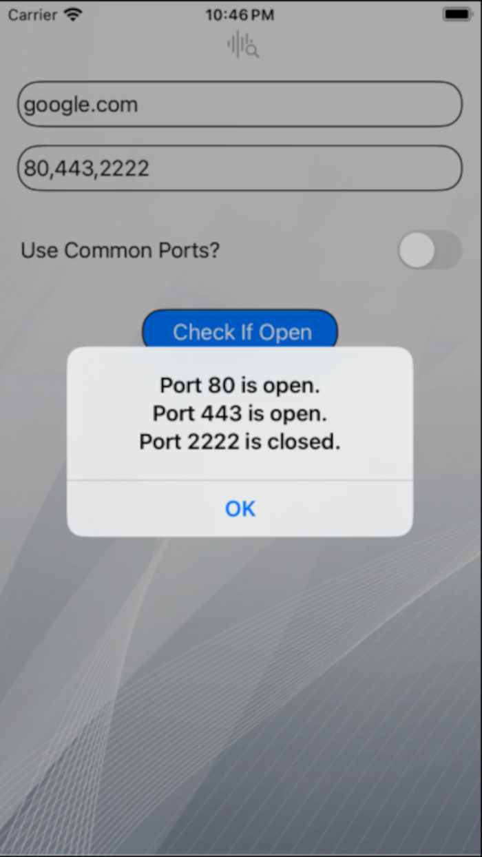 Open Port Scanner