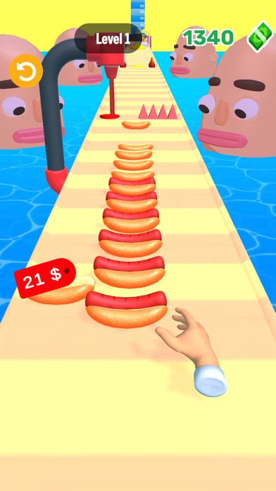 Hotdog Away 3D - Sausage Run Screenshot