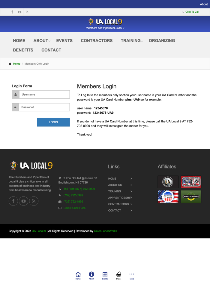 Plumbers and Pipefitters Local 9