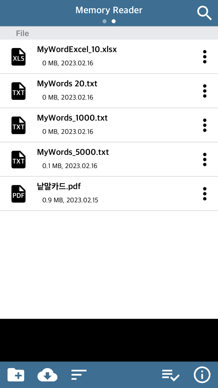 Memory Reader - Flash Word