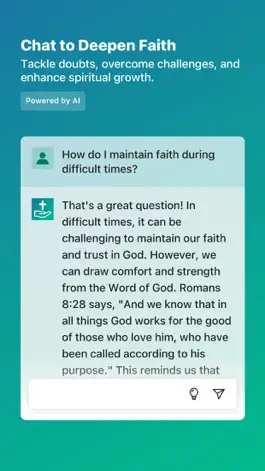 Game screenshot FaithChat: AI Spirit Chat Help hack