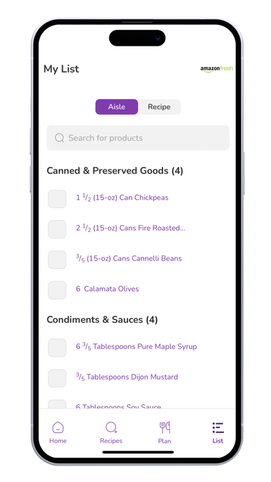 BetterFoodGuru Meal Planner Screenshot