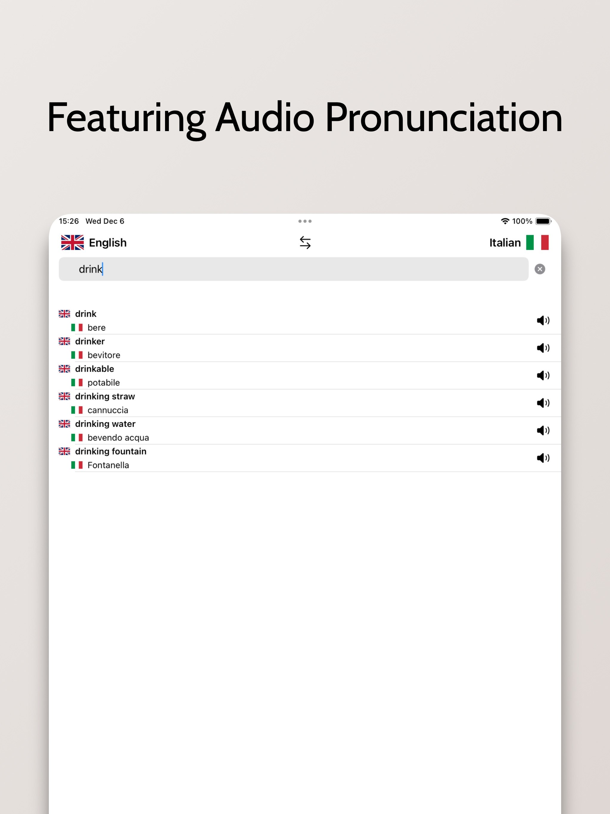 Italian Dictionary - English screenshot 7