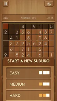 wood sudoku iphone screenshot 3